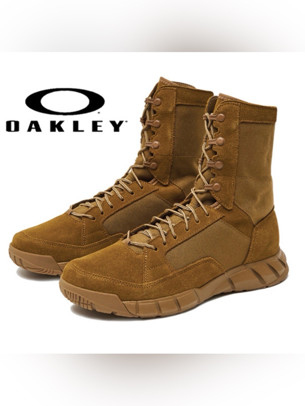 Oakley Tactical Lace-Up Boots in Tan men’s super light size 8.5